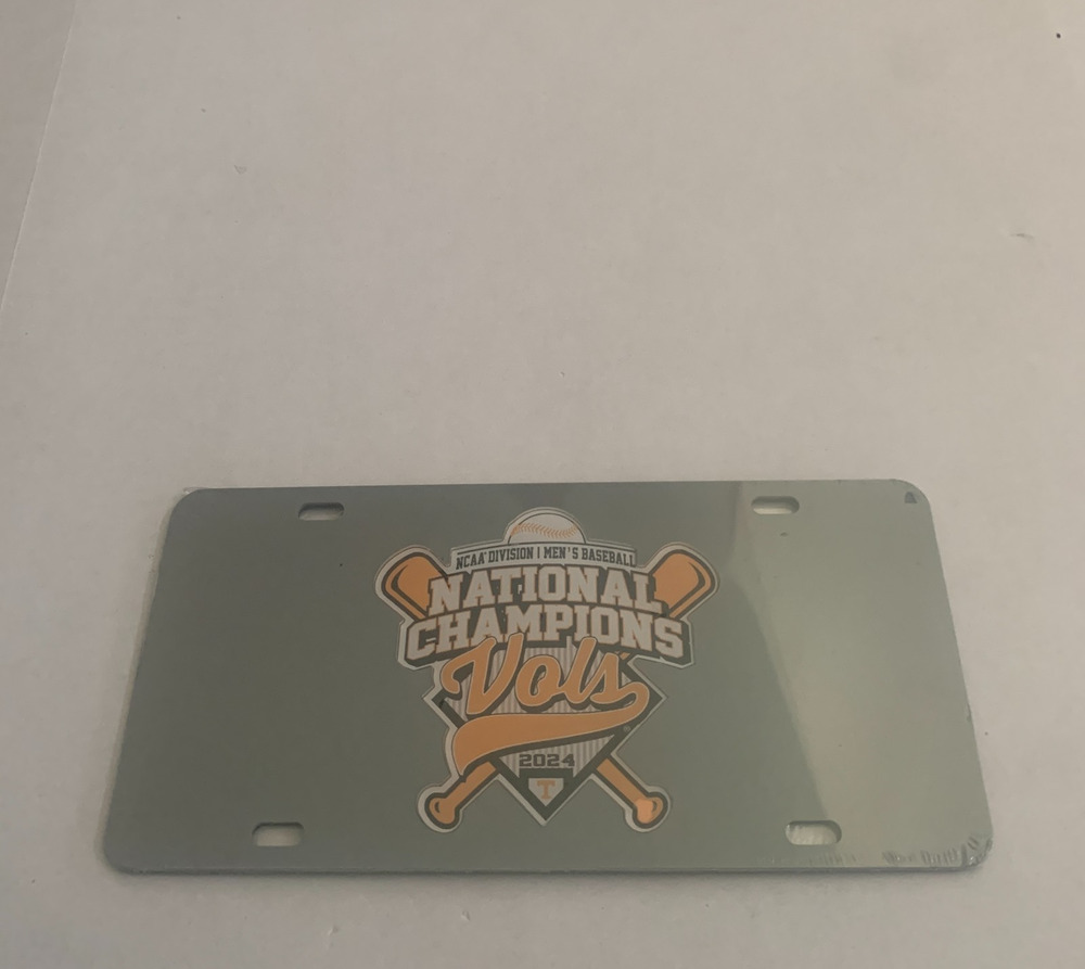 Craftique Tennessee Volunteers 2024 NCAA National Champions License Plate